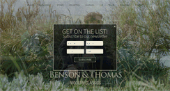 Desktop Screenshot of bensonandthomas.com